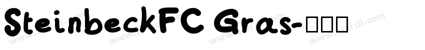 SteinbeckFC Gras字体转换